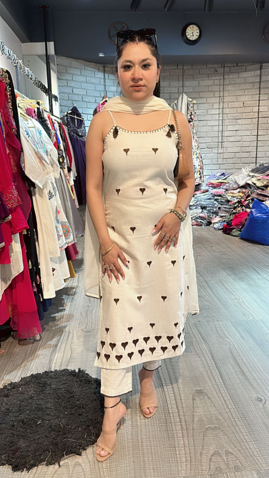 Strapping Chocolate Heart suit 3pc