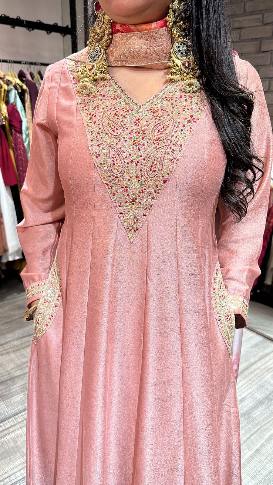 Melon Pocket wale Anarkali