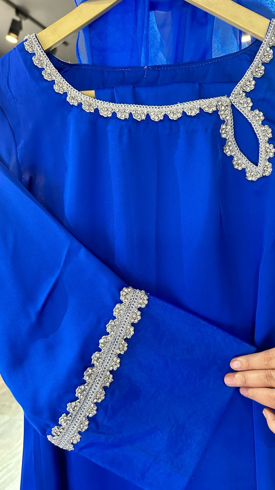Electric blue suit 3pc