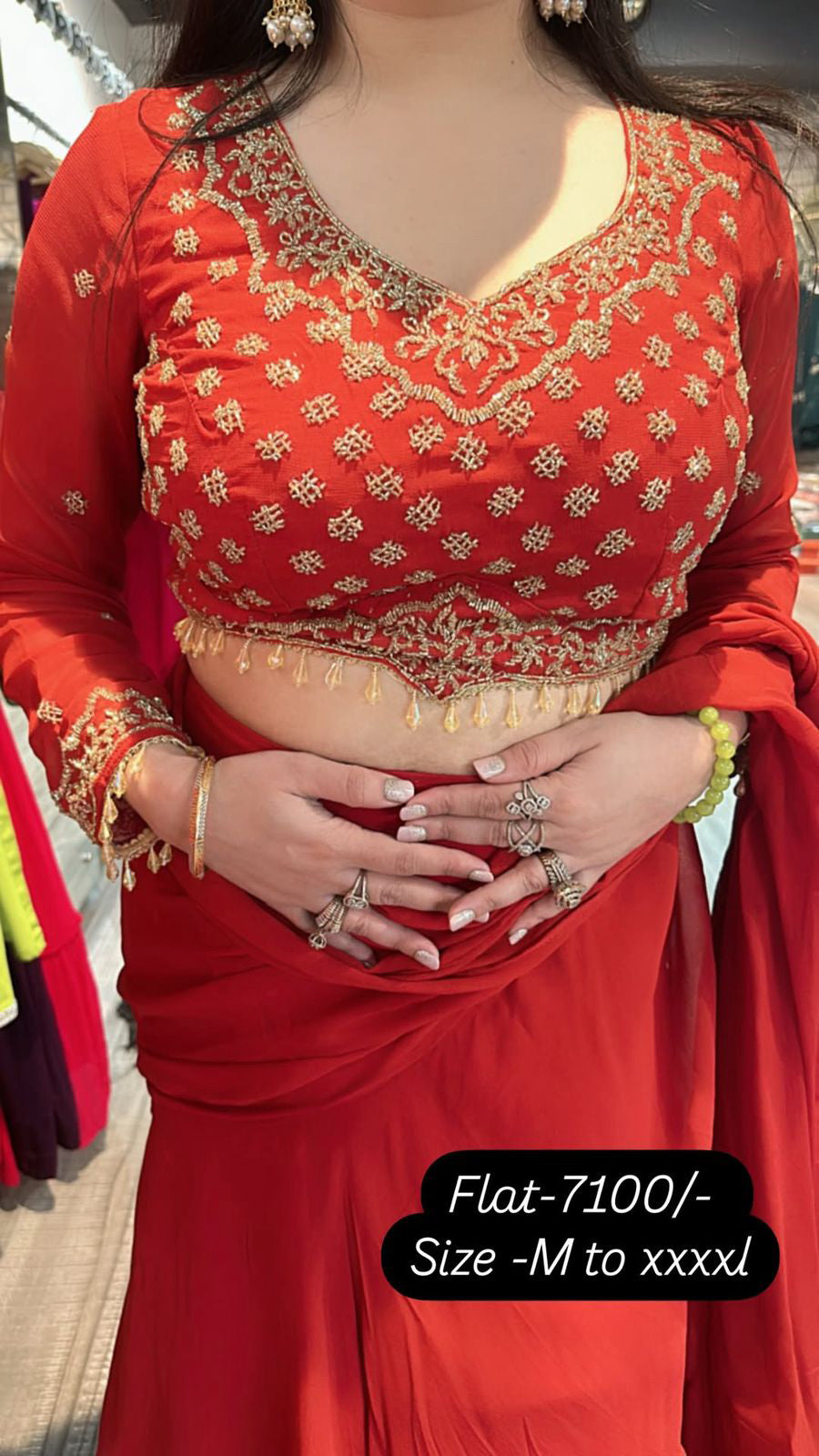 Katdana saree style 2pc