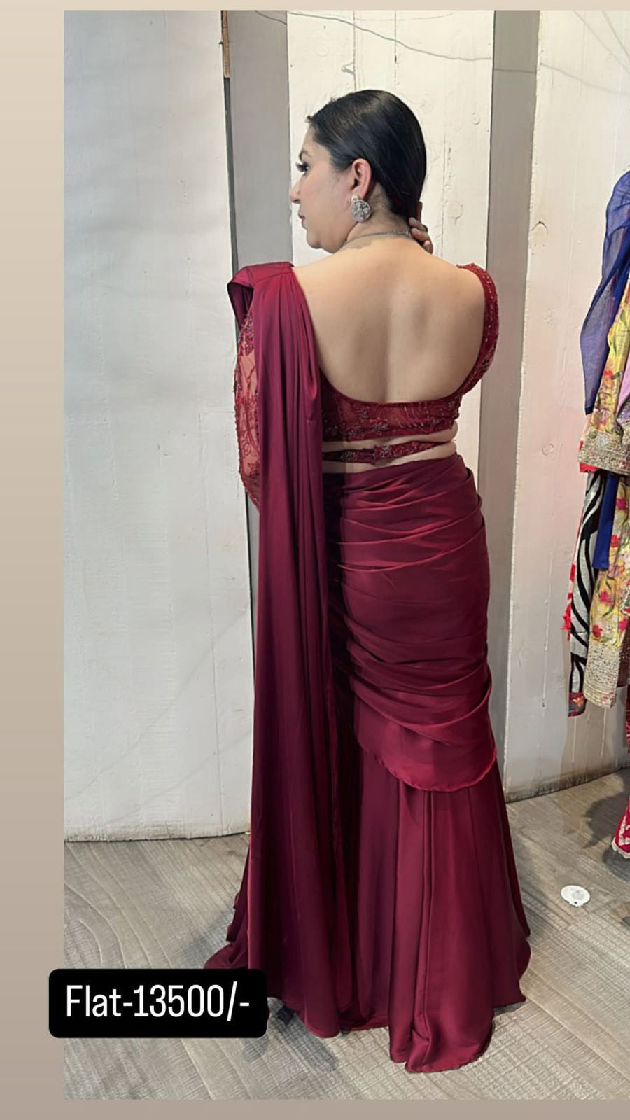 Karva special Designer saree 2pc