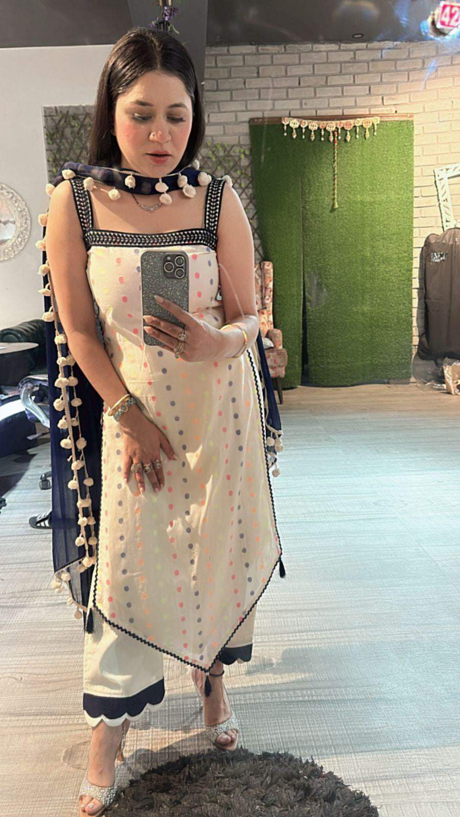 Holi cotton suit 3pc