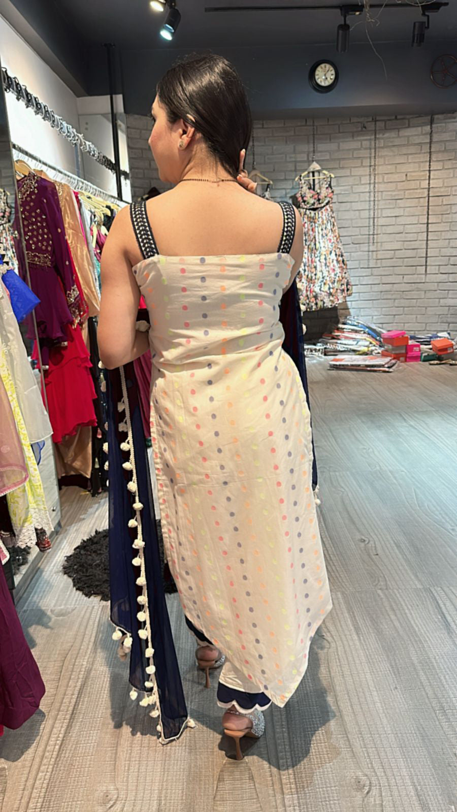 Holi cotton suit 3pc