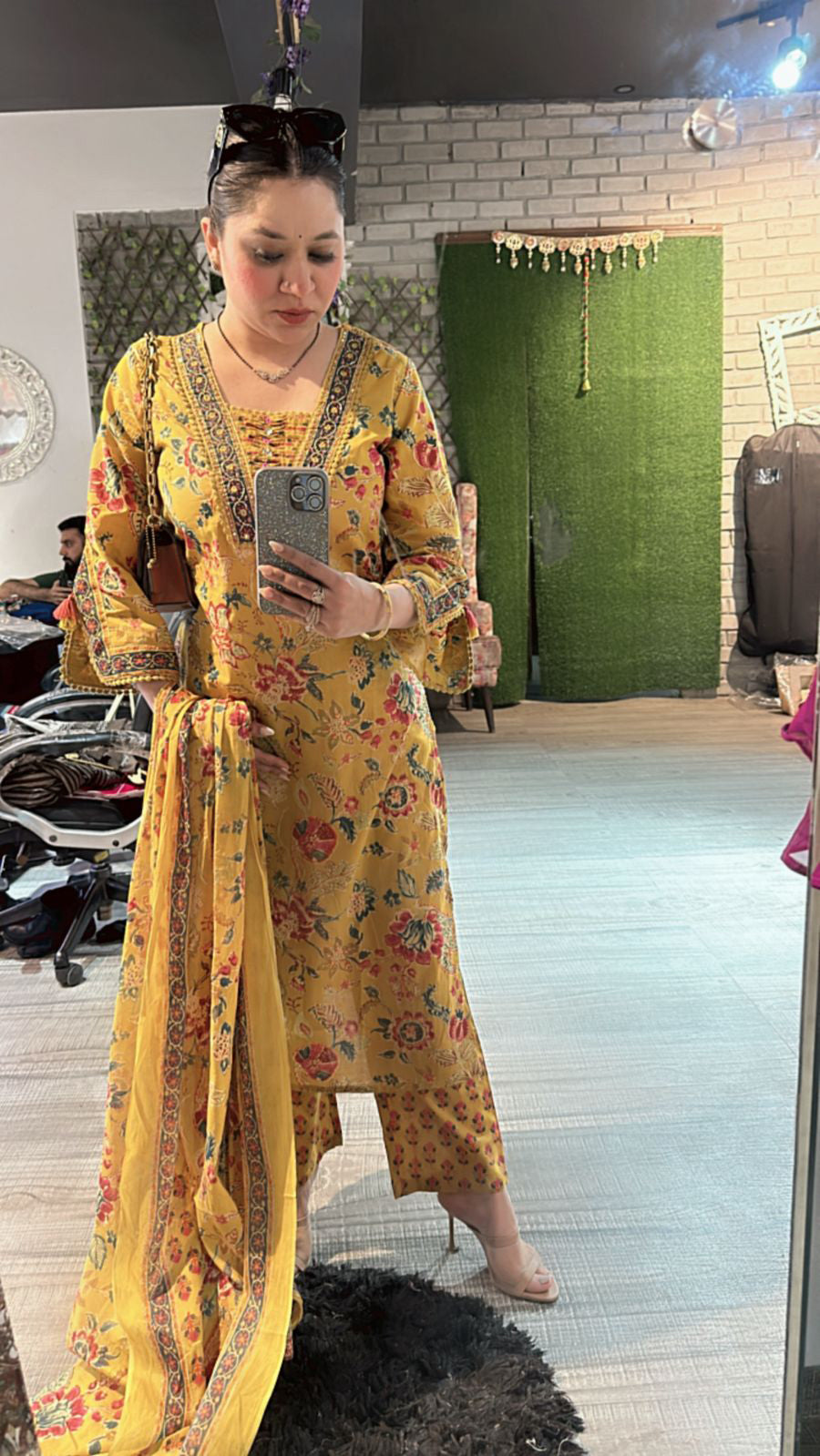 Lala printed cotton suit 3pcs