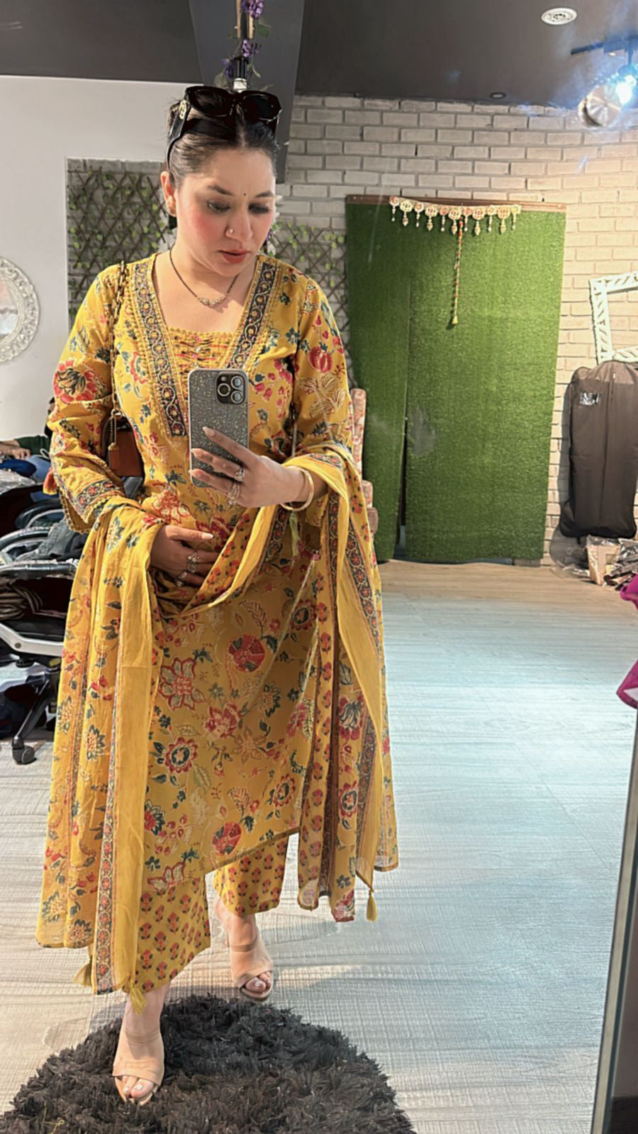 Lala printed cotton suit 3pcs