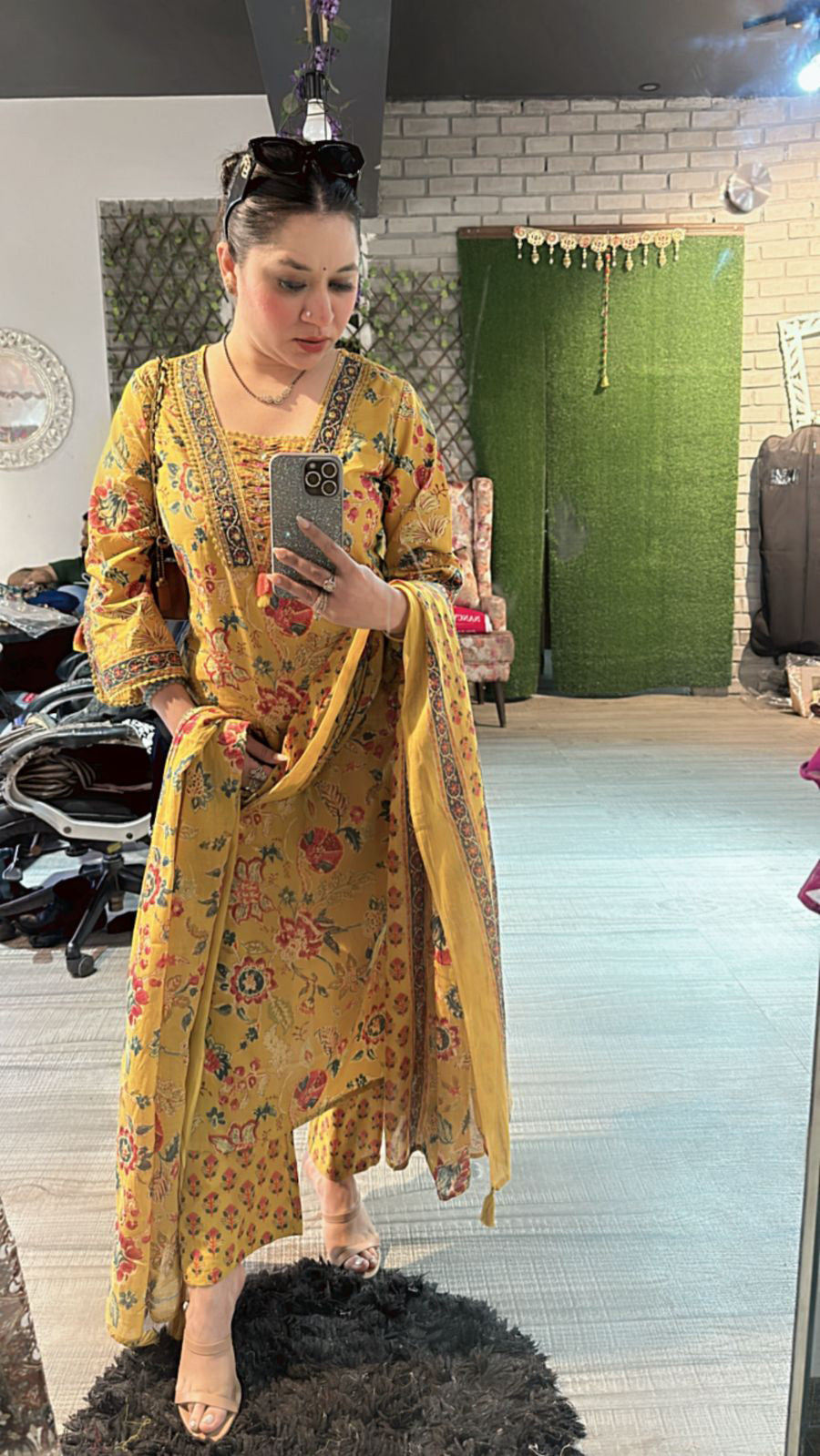 Lala printed cotton suit 3pcs