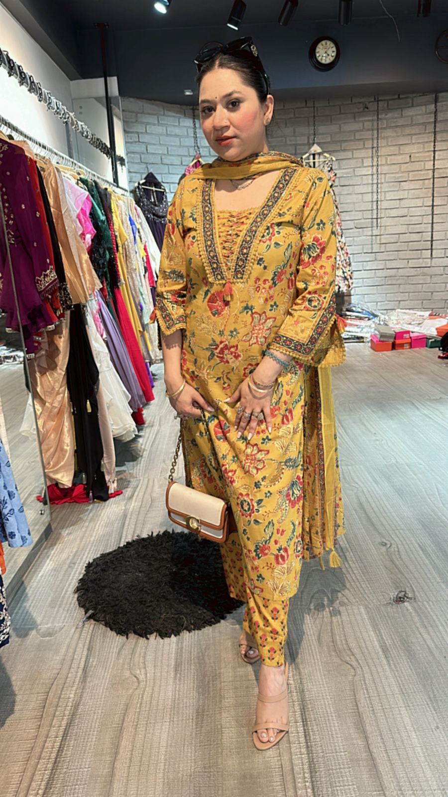 Lala printed cotton suit 3pcs