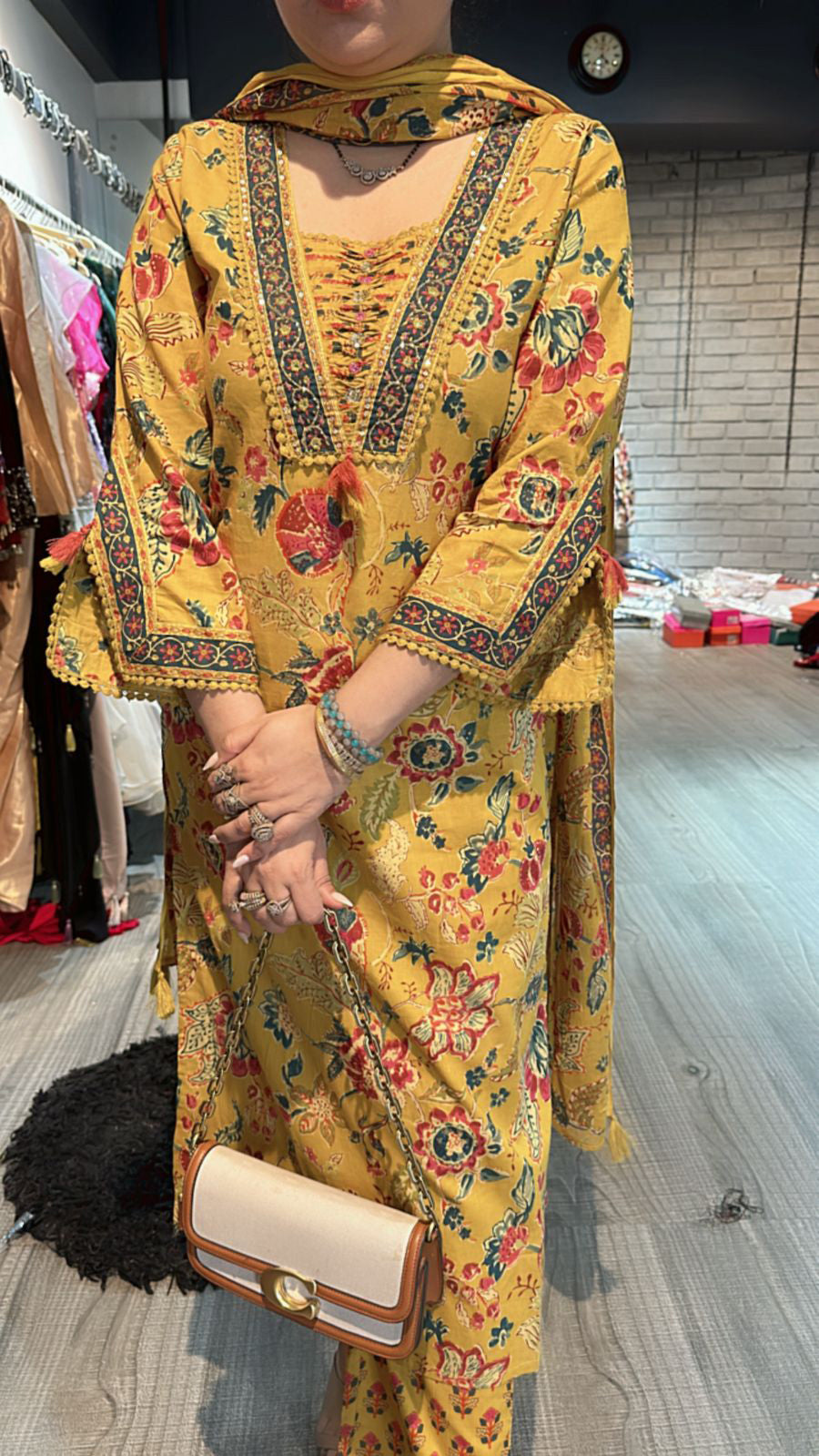 Lala printed cotton suit 3pcs