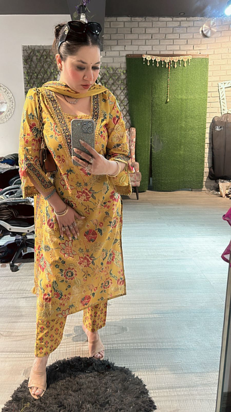 Lala printed cotton suit 3pcs