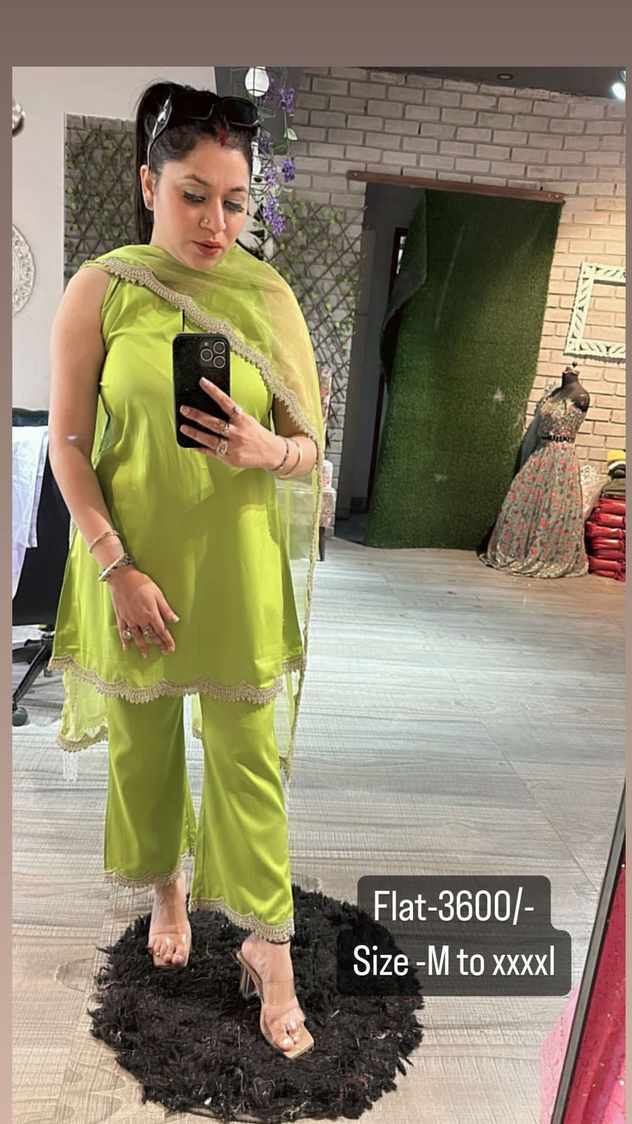 Ruhani scalp suit 3pc