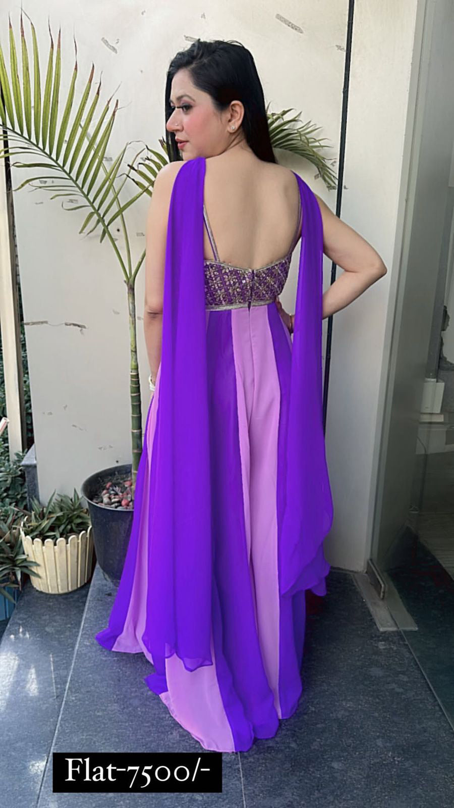 Two shade Jumpsuit 1pc