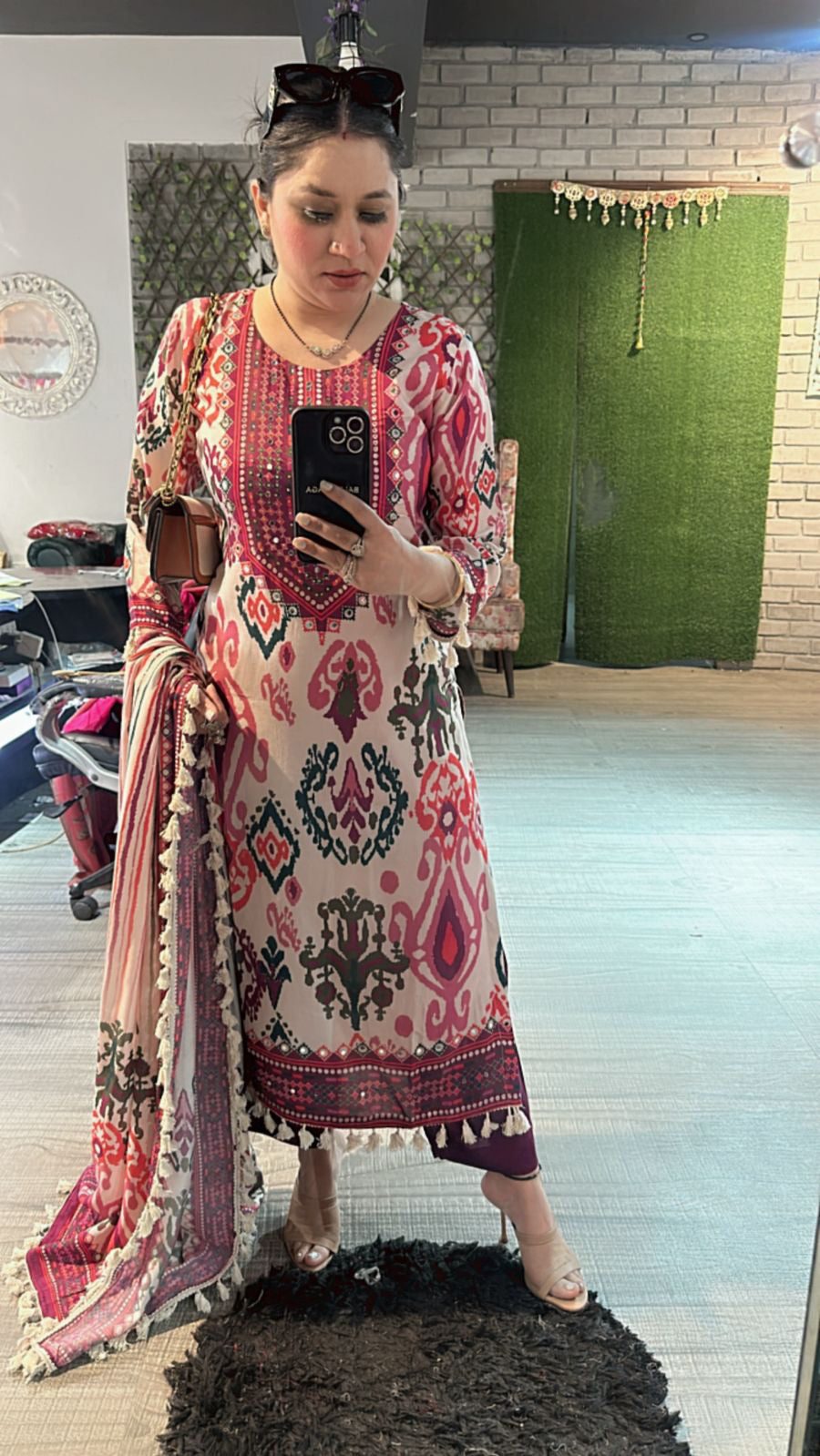 Barfi Digital print suit 3pcs