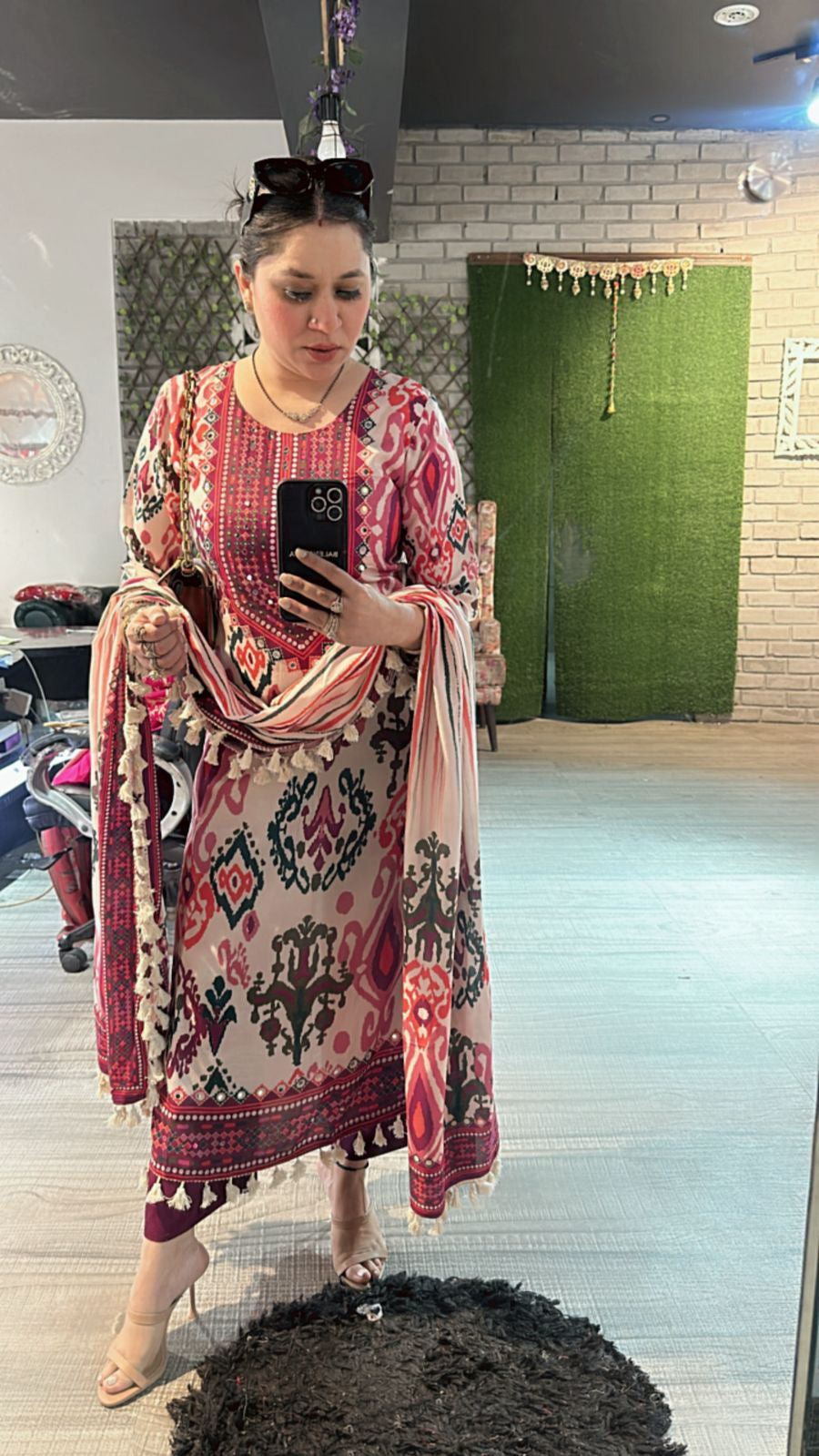 Barfi Digital print suit 3pcs