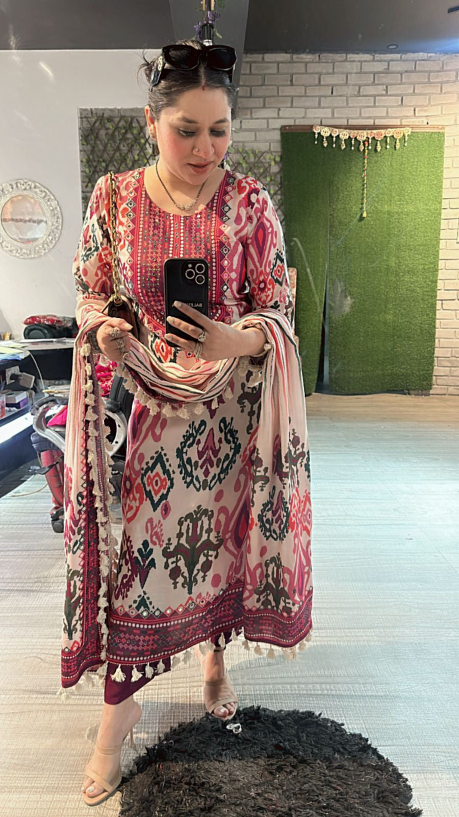Barfi Digital print suit 3pcs