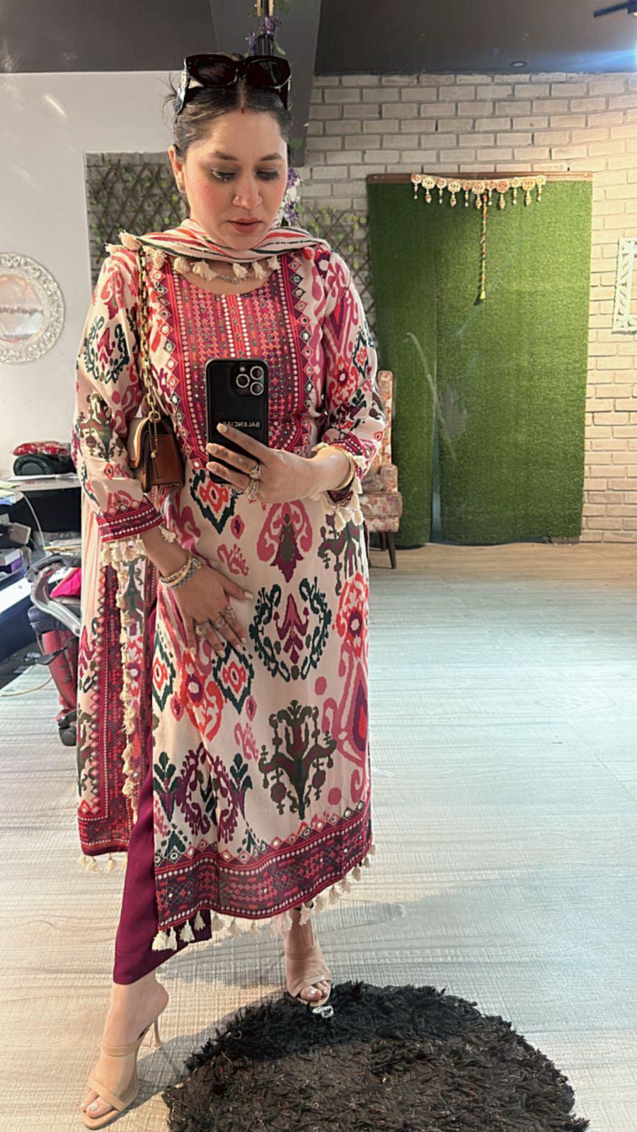 Barfi Digital print suit 3pcs