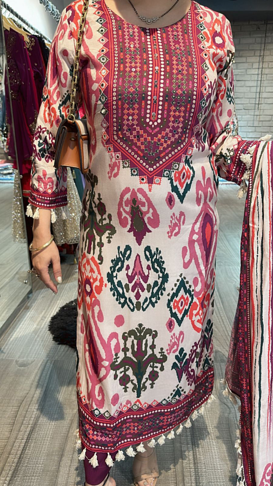 Barfi Digital print suit 3pcs
