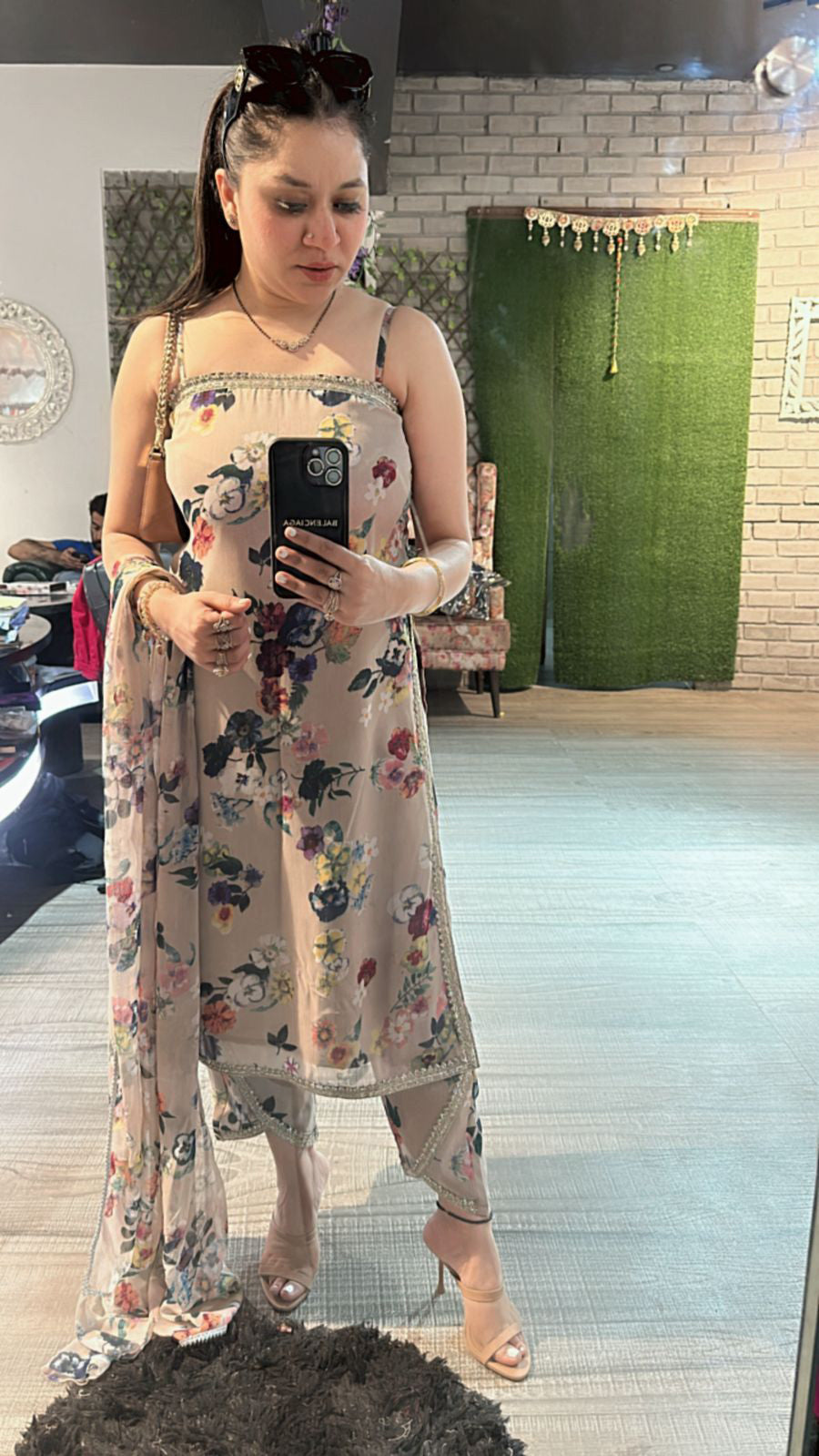 Laya printed suit 3pc