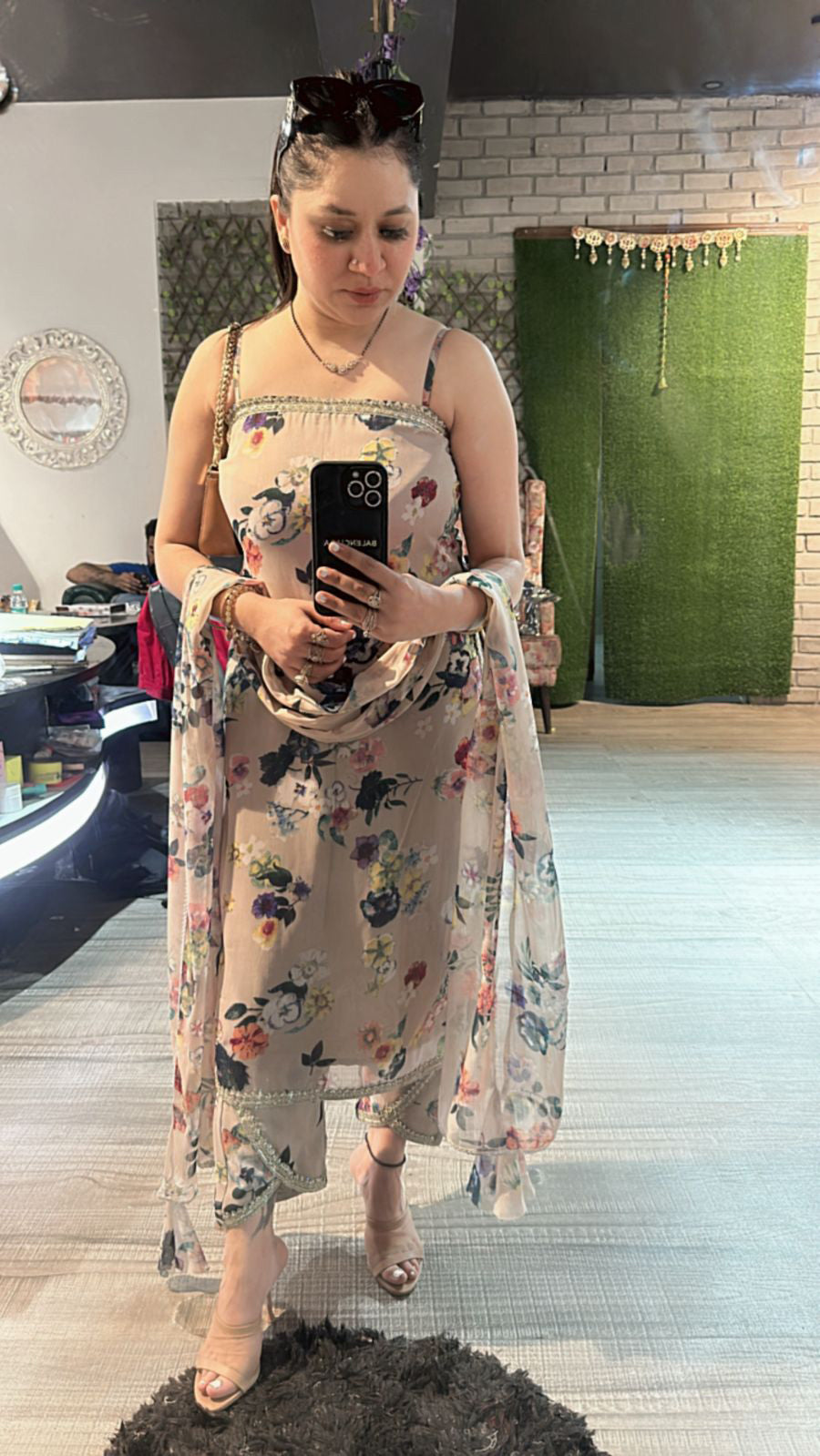 Laya printed suit 3pc