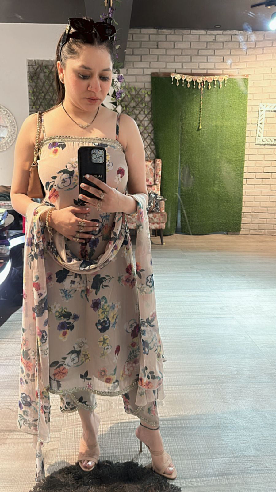 Laya printed suit 3pc