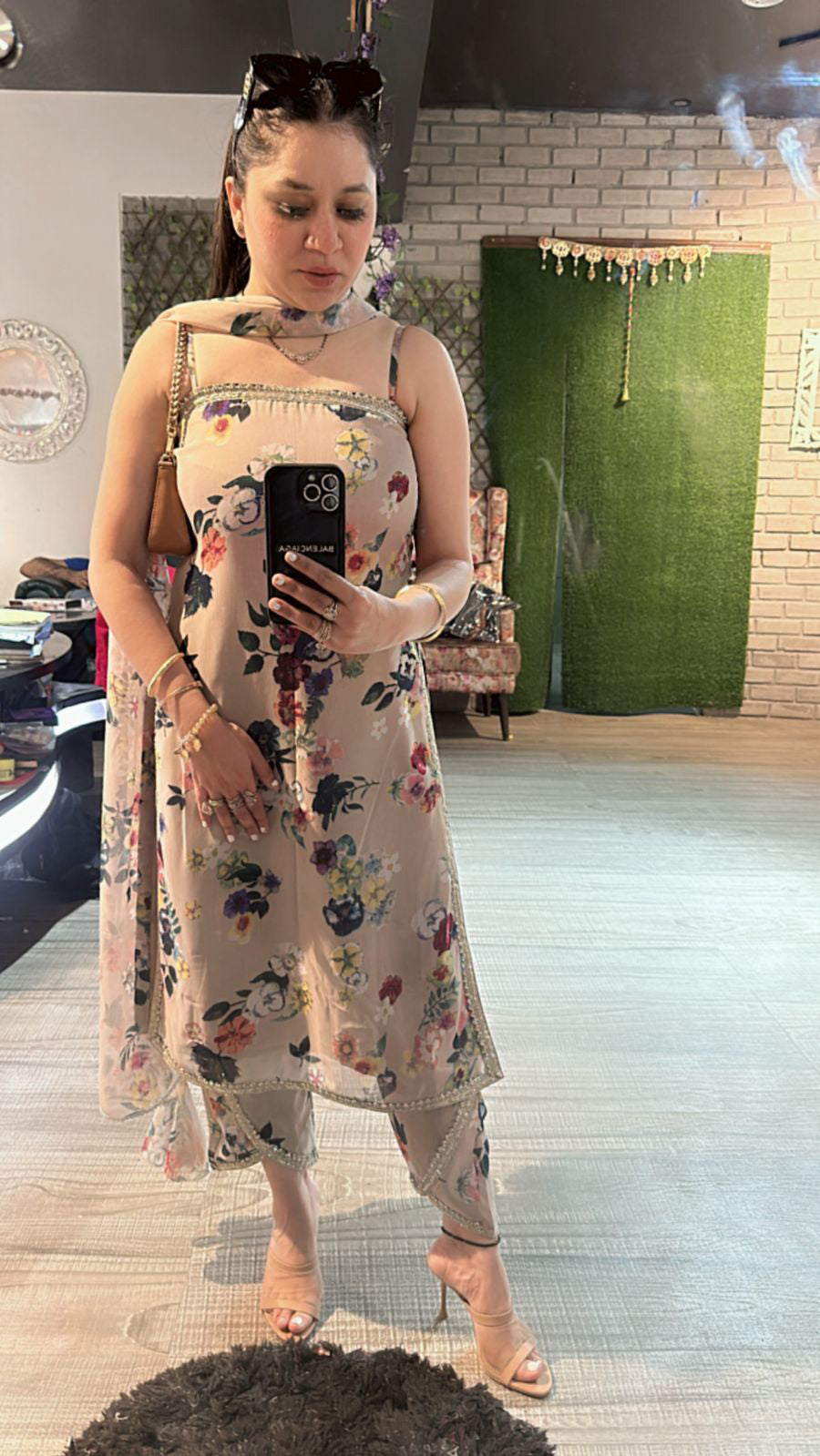 Laya printed suit 3pc