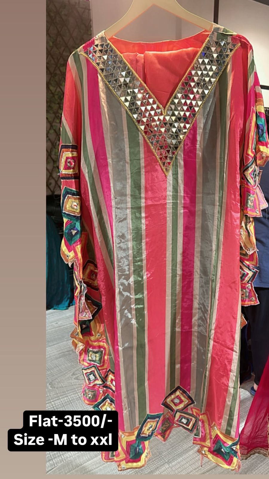 Rainbow kaftan