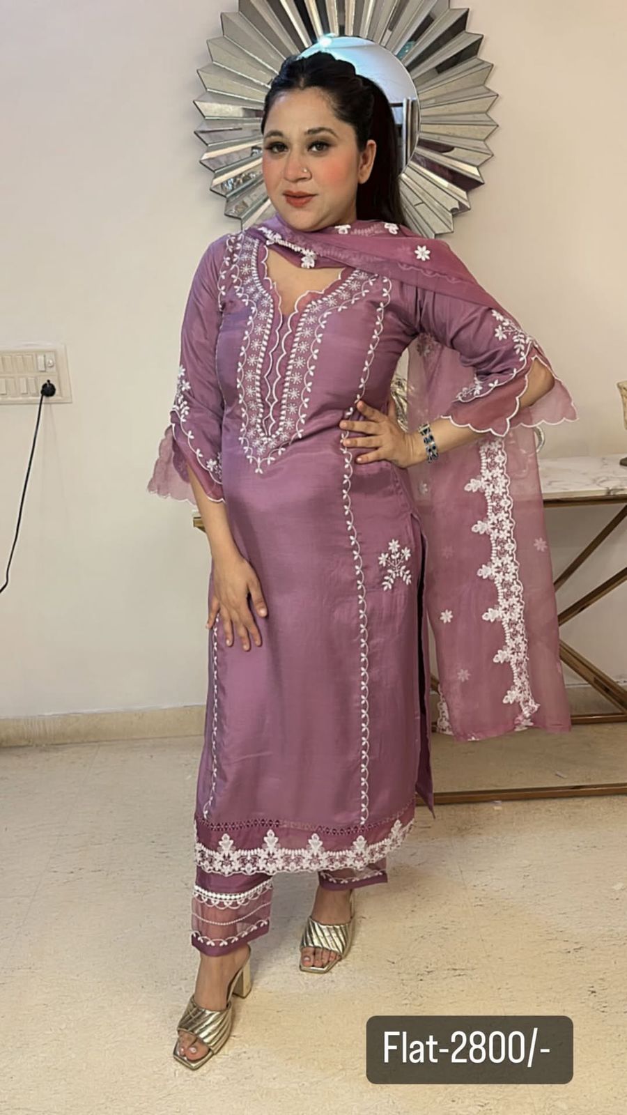 Lavander Thread work suit