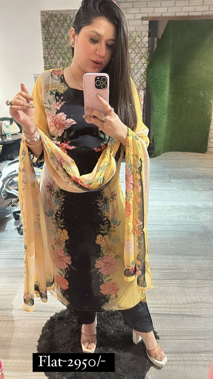 Musturd Digital flower suit