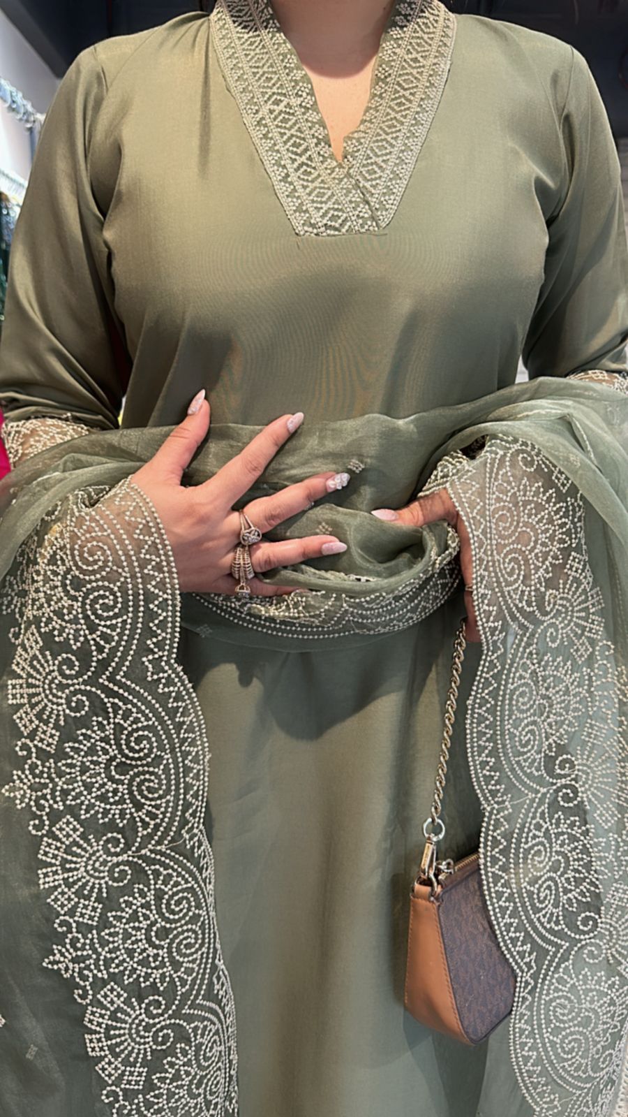 Mehr olive Green suit