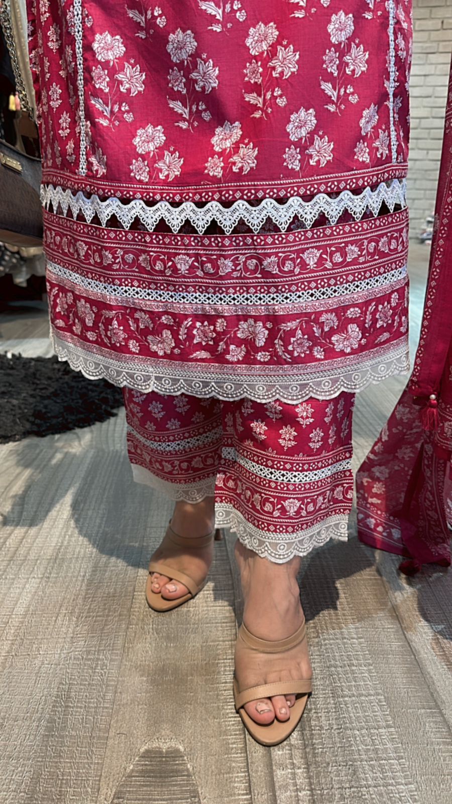 Laya Raddish cotton suit