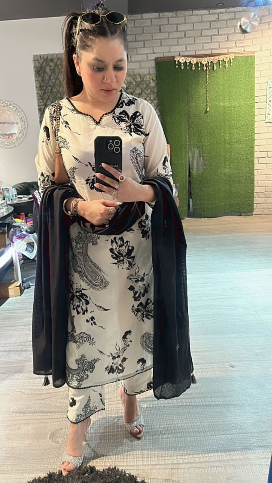 Spring summer cotton suit
