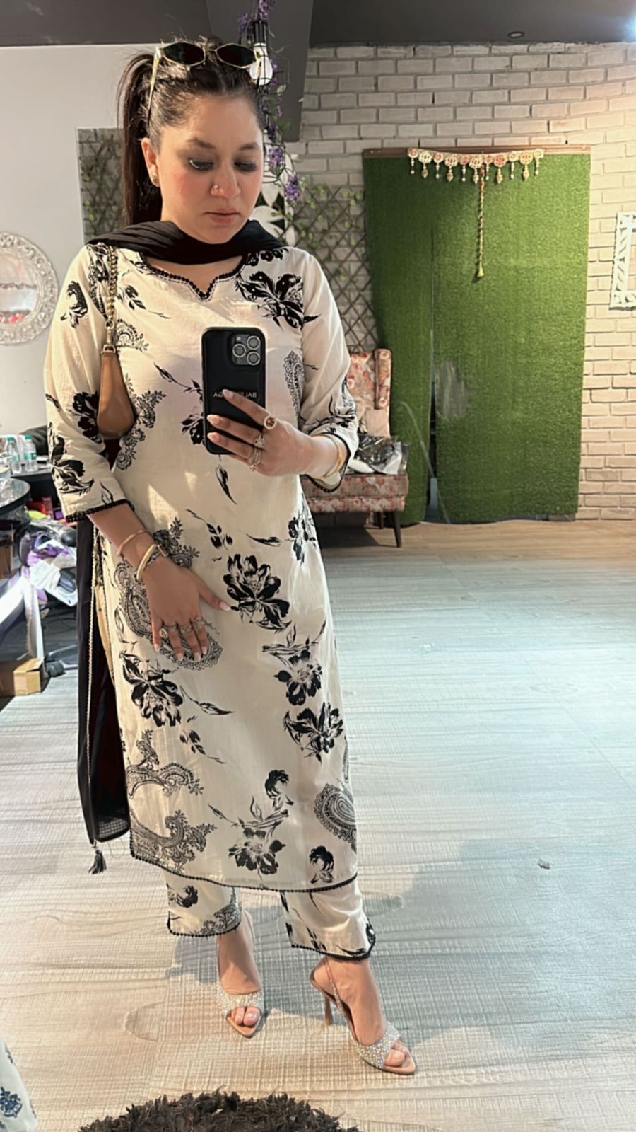 Spring summer cotton suit