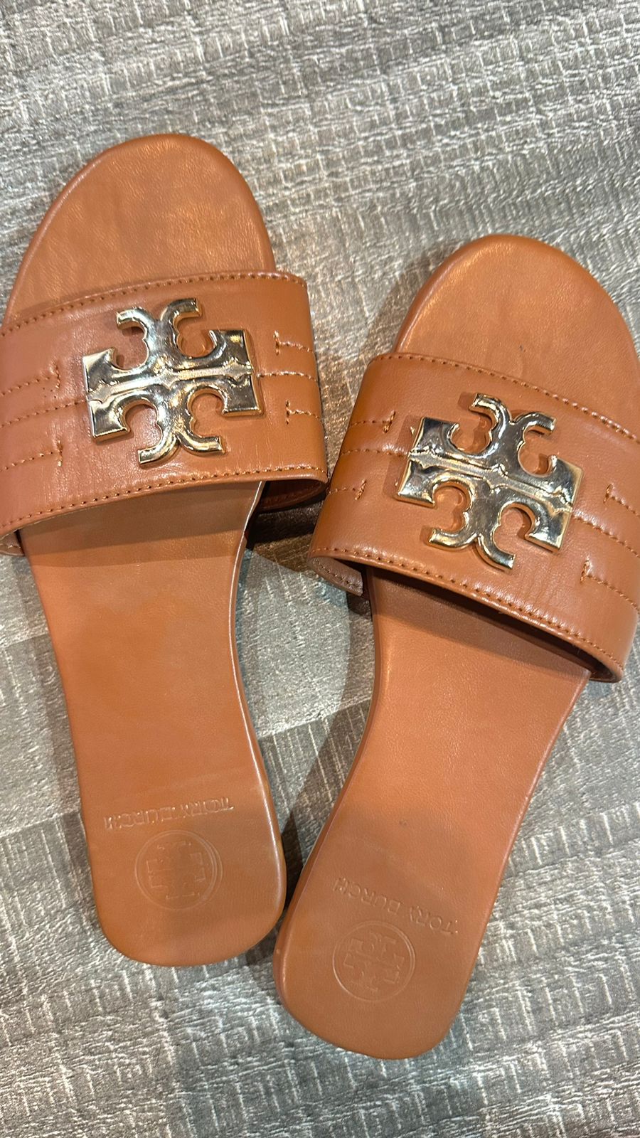 Tory Rust buckle Flat