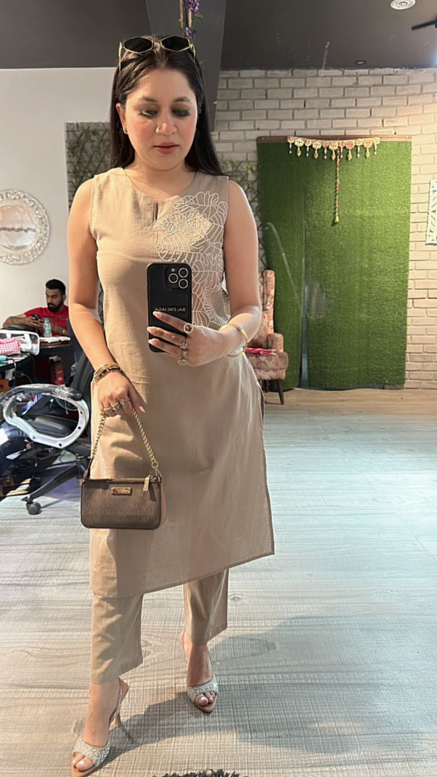 Maverick Beige cordset