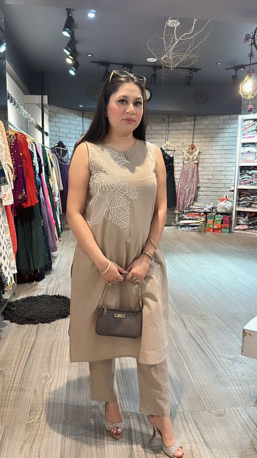 Maverick Beige cordset