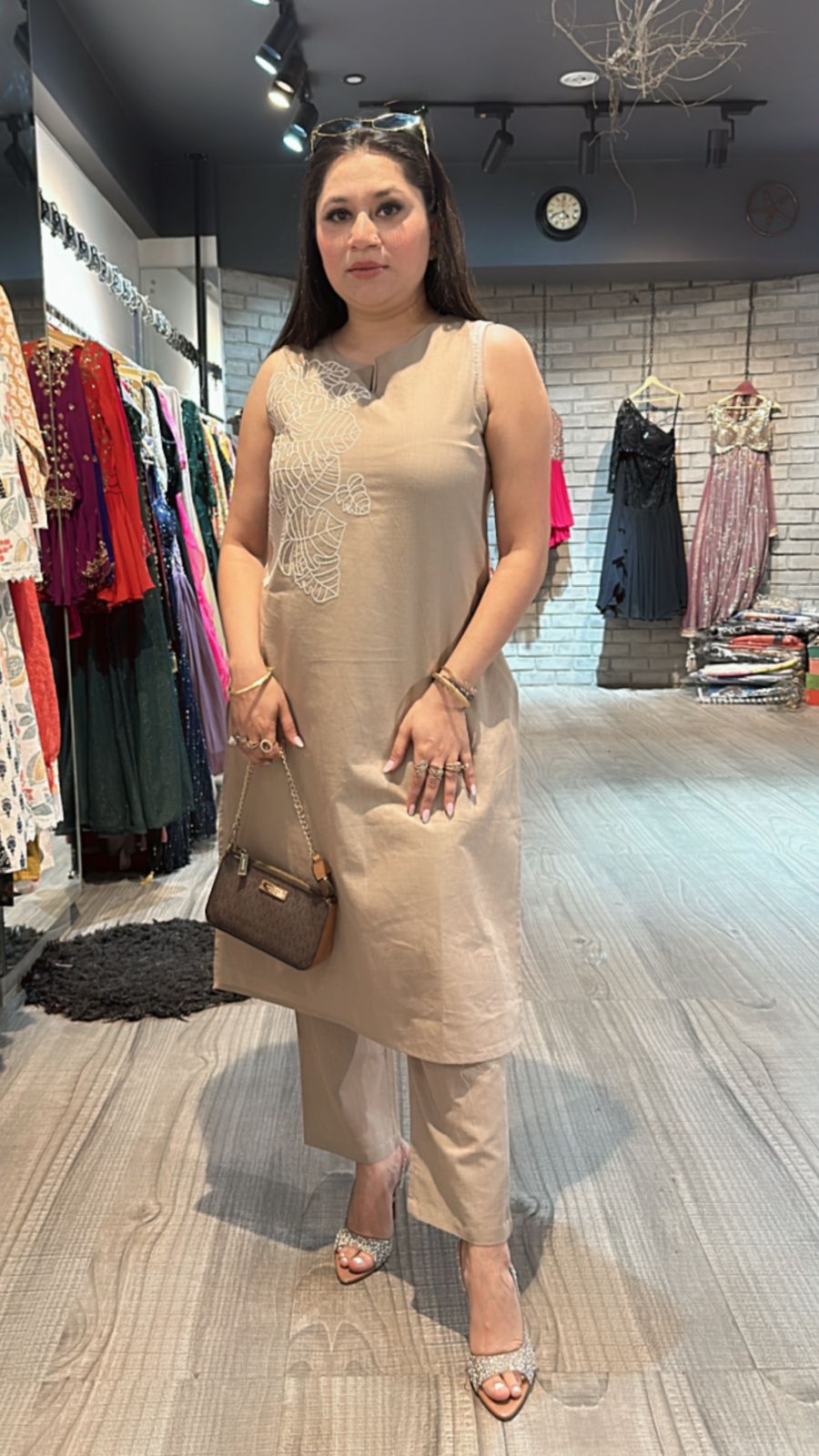 Maverick Beige cordset