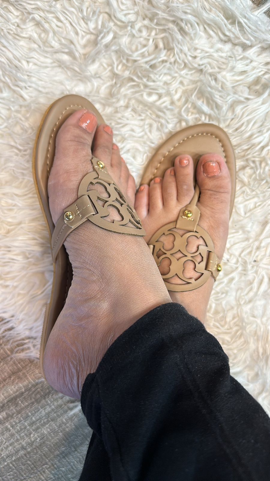 Tory Burch Beige Flats
