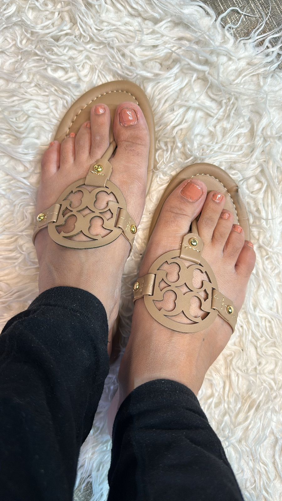 Tory Burch Beige Flats