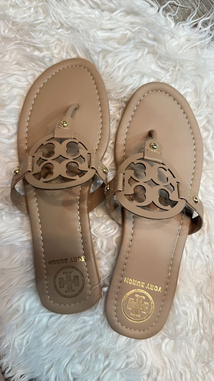 Tory Burch Beige Flats