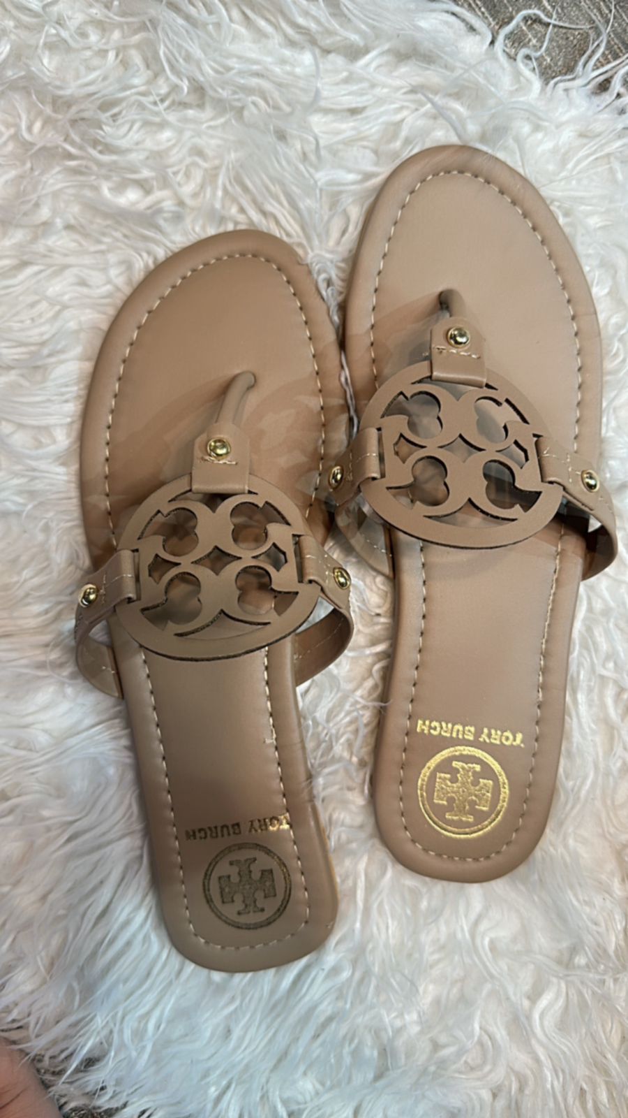 Tory Burch Beige Flats