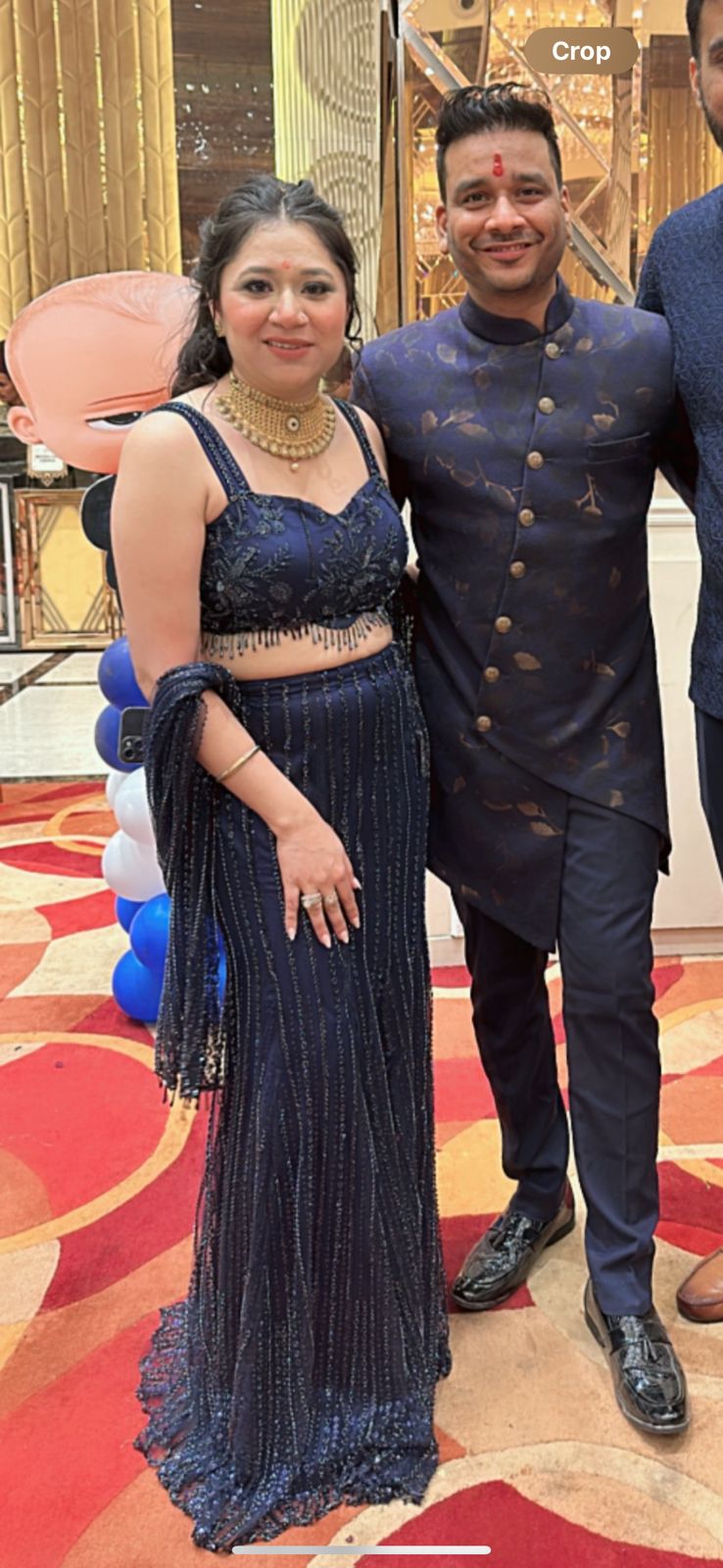 Priyanka Chopra Navy blue Fish
