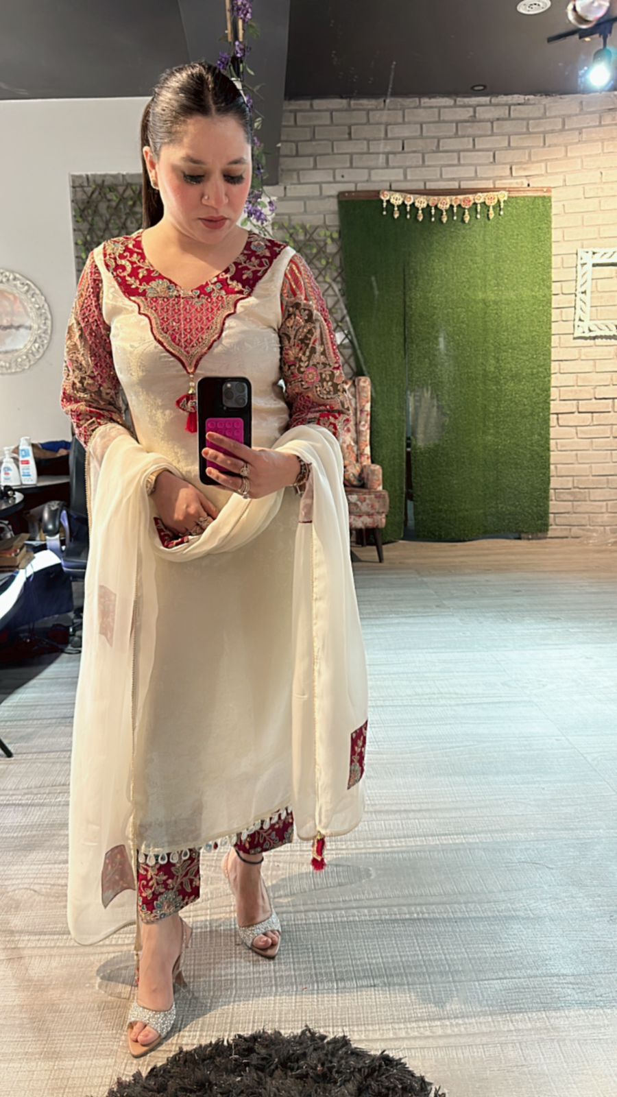 New Bano Embroidered suit