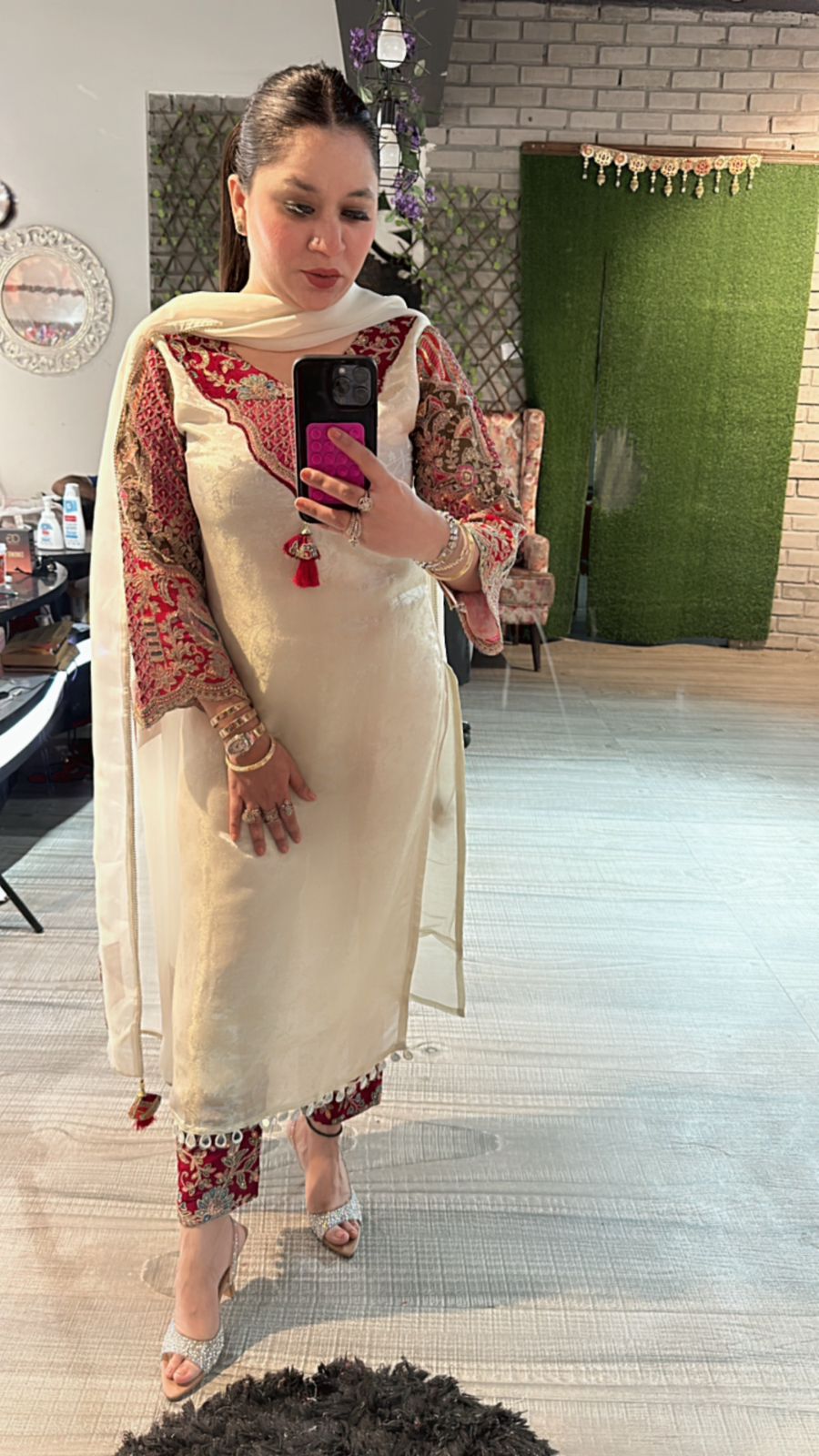 New Bano Embroidered suit