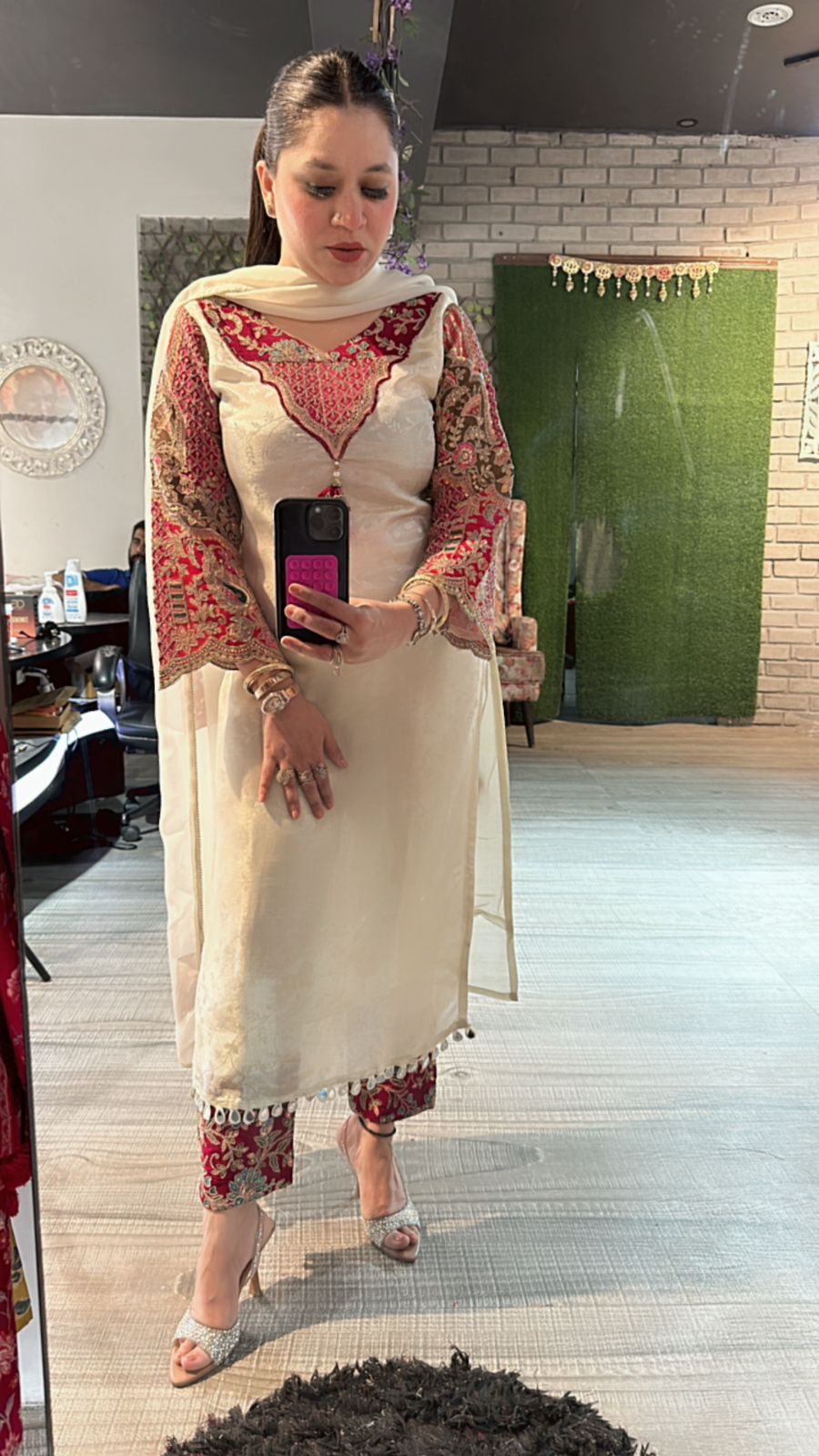 New Bano Embroidered suit