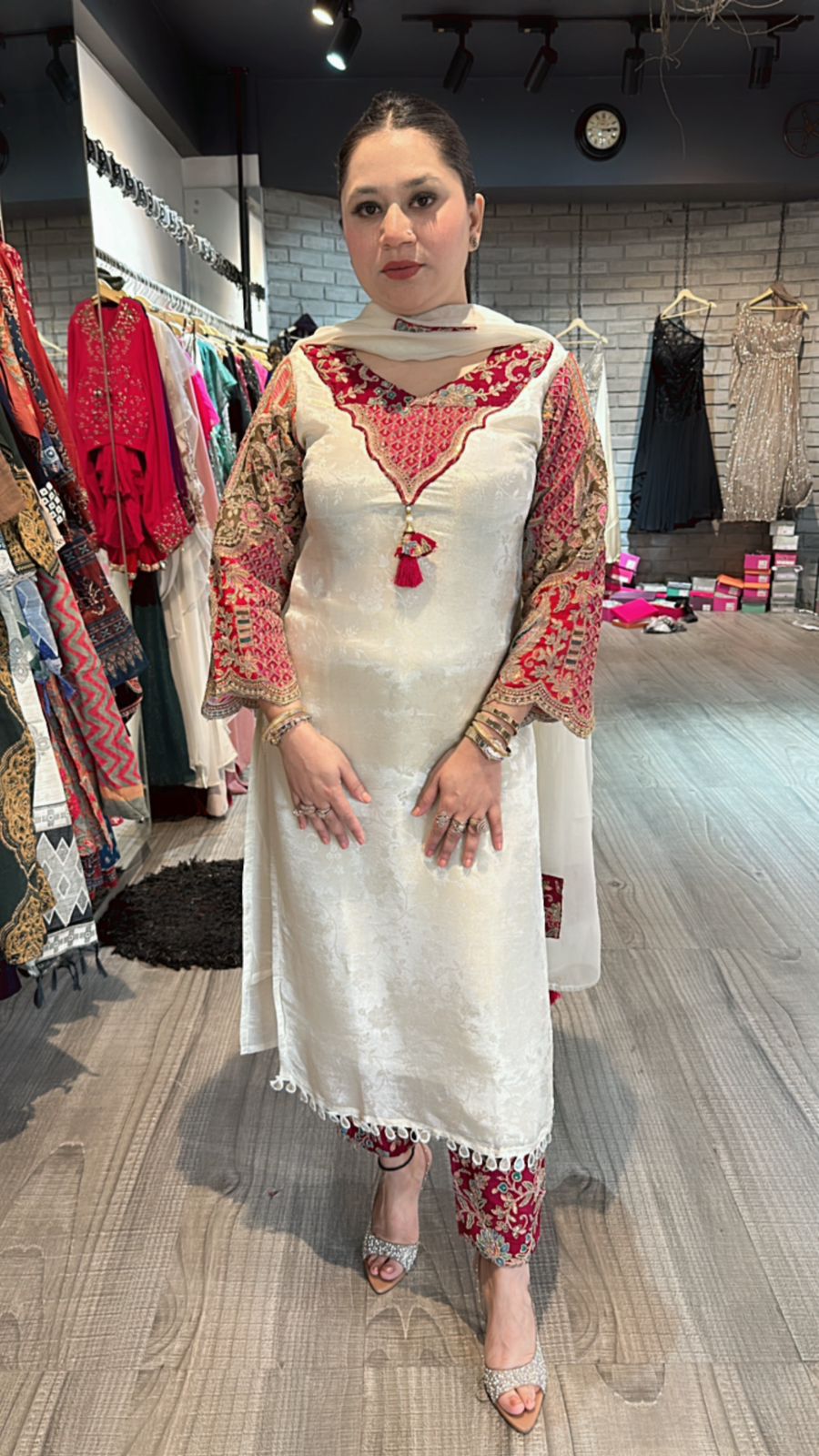 New Bano Embroidered suit