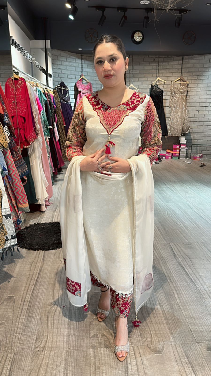 New Bano Embroidered suit