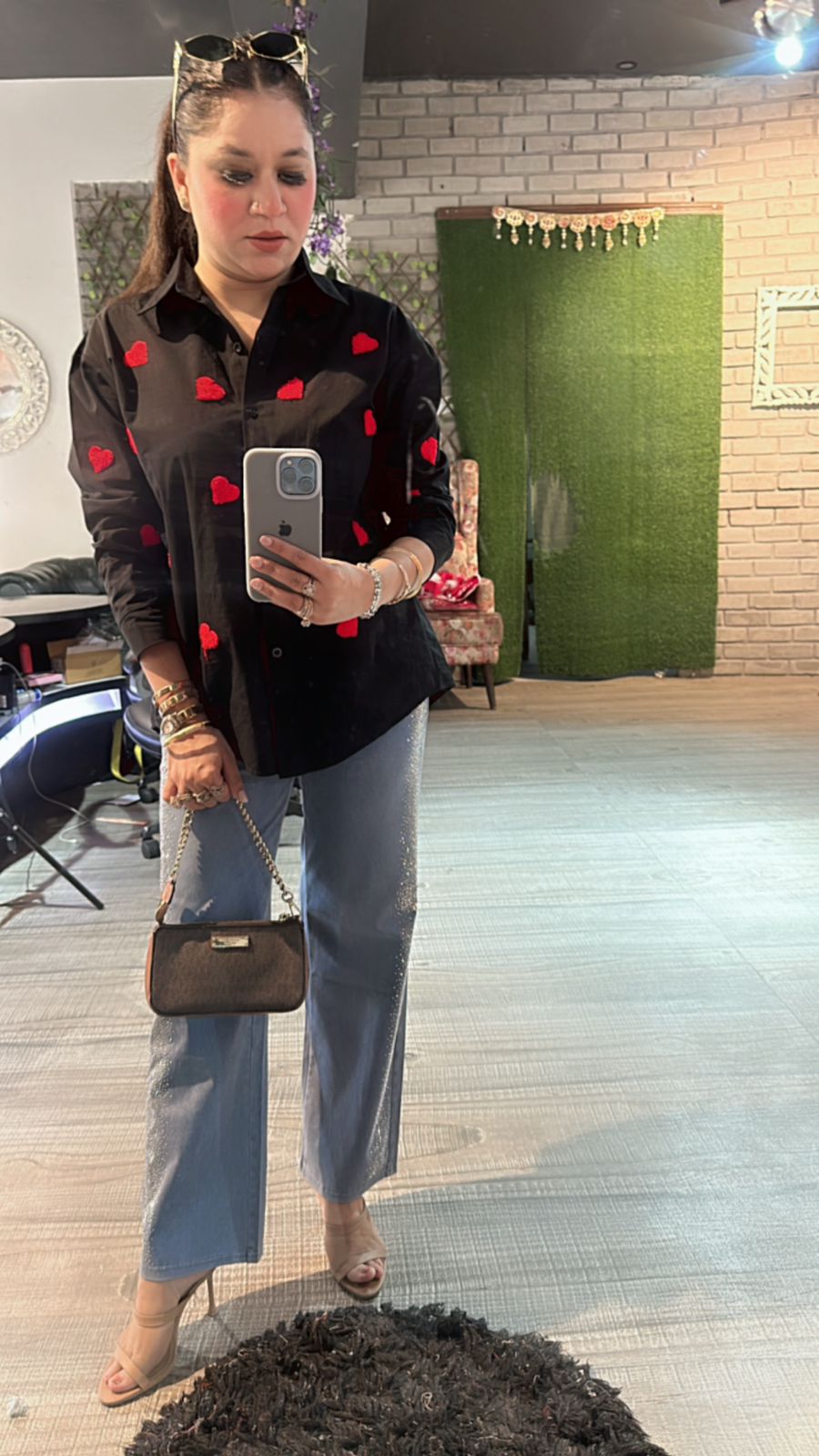 Black Red Heart ♥️ Shirt