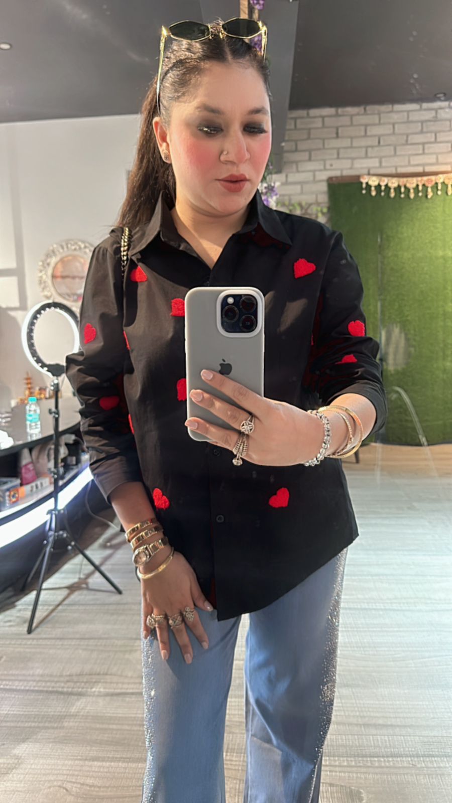 Black Red Heart ♥️ Shirt