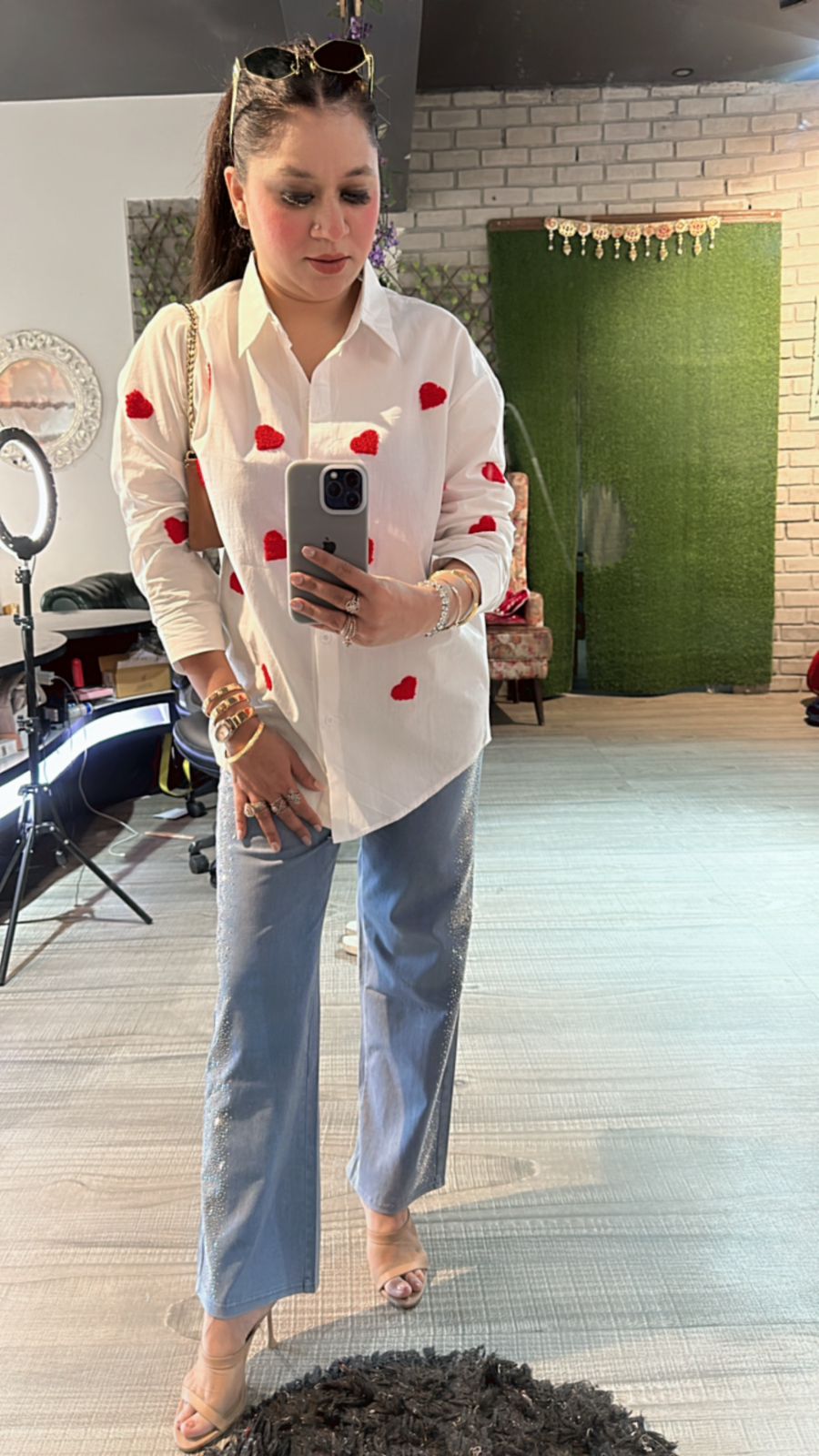White Red Heart ♥️ Shirt