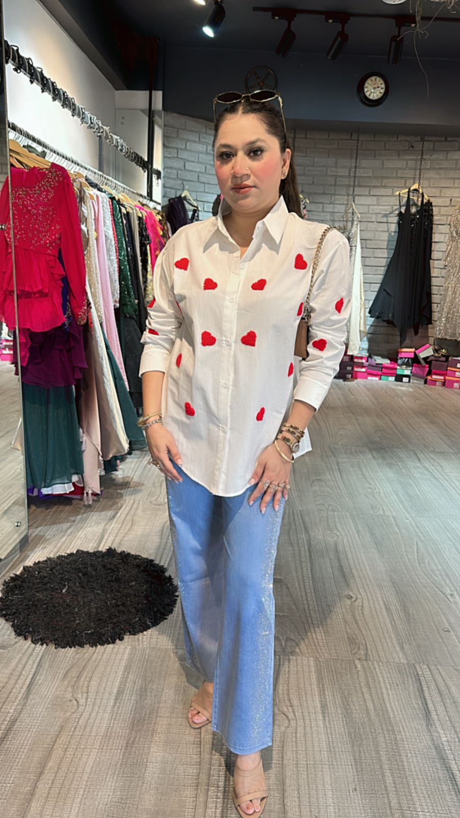 White Red Heart ♥️ Shirt