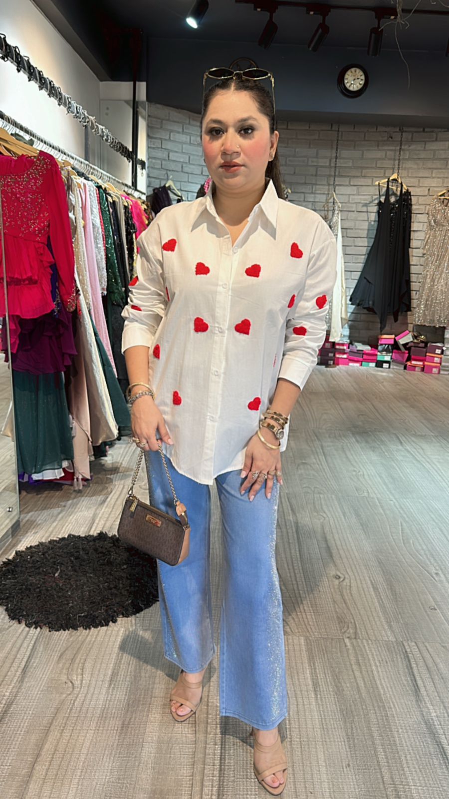 White Red Heart ♥️ Shirt